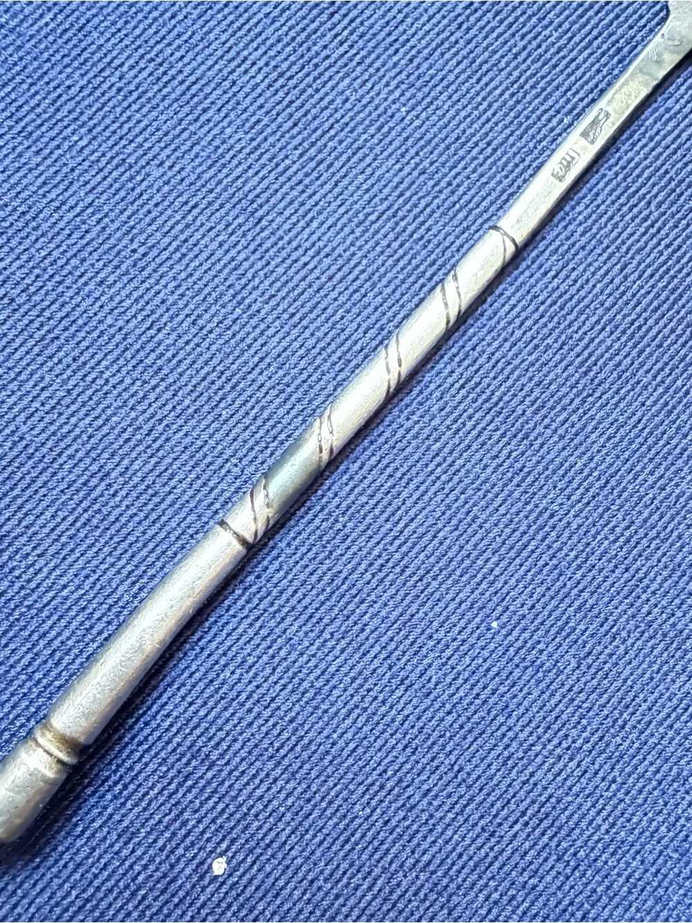 Vintage USSR 875 Solid Silver Small Demitasse Espresso Spoon